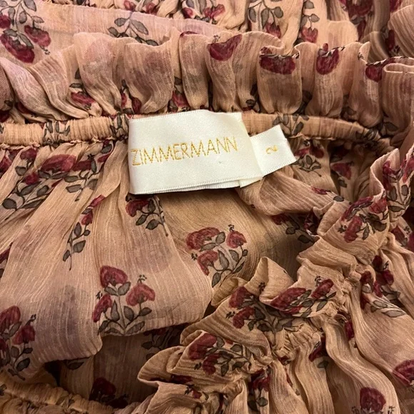 Zimmermann Karmic Stamp Silk Blouse - Picture 5 of 5